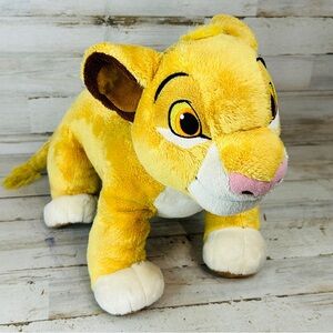DISNEY Simba Young Cub The Lion King 10" Plush Stuffed Animal Toy Authentic